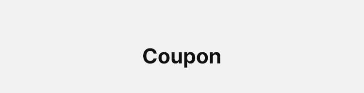 Coupon