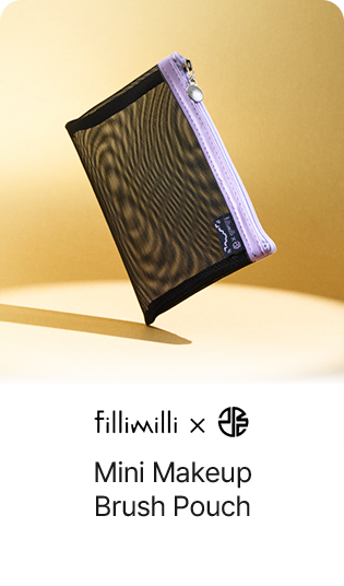 Fillimilli × Leesle Mini Makeup Brush Pouch