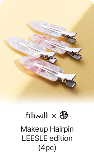 Fillimilli × Leesle Makeup Hairpin LEESLE edition (4pc)