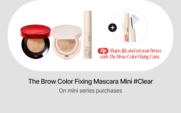 Tip Shape, lift, and set your brows with The Brow Color Fixing Cara. The Brow Color Fixing Mascara Mini #Clear On mini series purchases