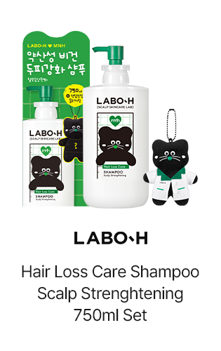 LABO-H: Hair Loss Care Shampoo Scalp Strengthening 750ml Set