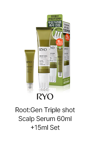 RYO: Root:Gen Triple Shot Scalp Serum 60ml +15ml Set