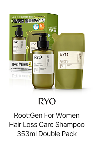 RYO: Root:Gen For Women Hair Loss Care Shampoo 353ml Double Pack