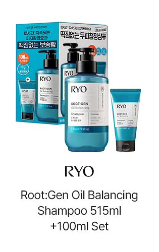 RYO: Root:Gen Oil Balancing Shampoo 515ml +100ml Set