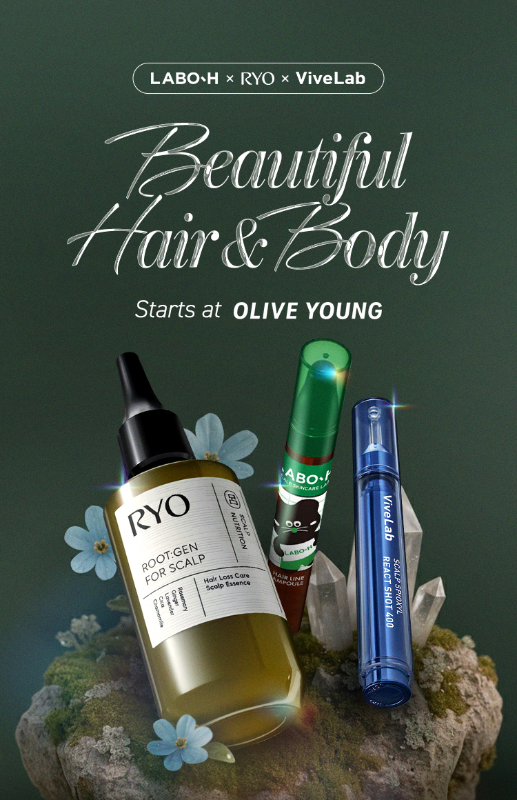LABO-H × RYO × ViveLab Beautiful Hair & Body Starts at OLIVE YOUNG