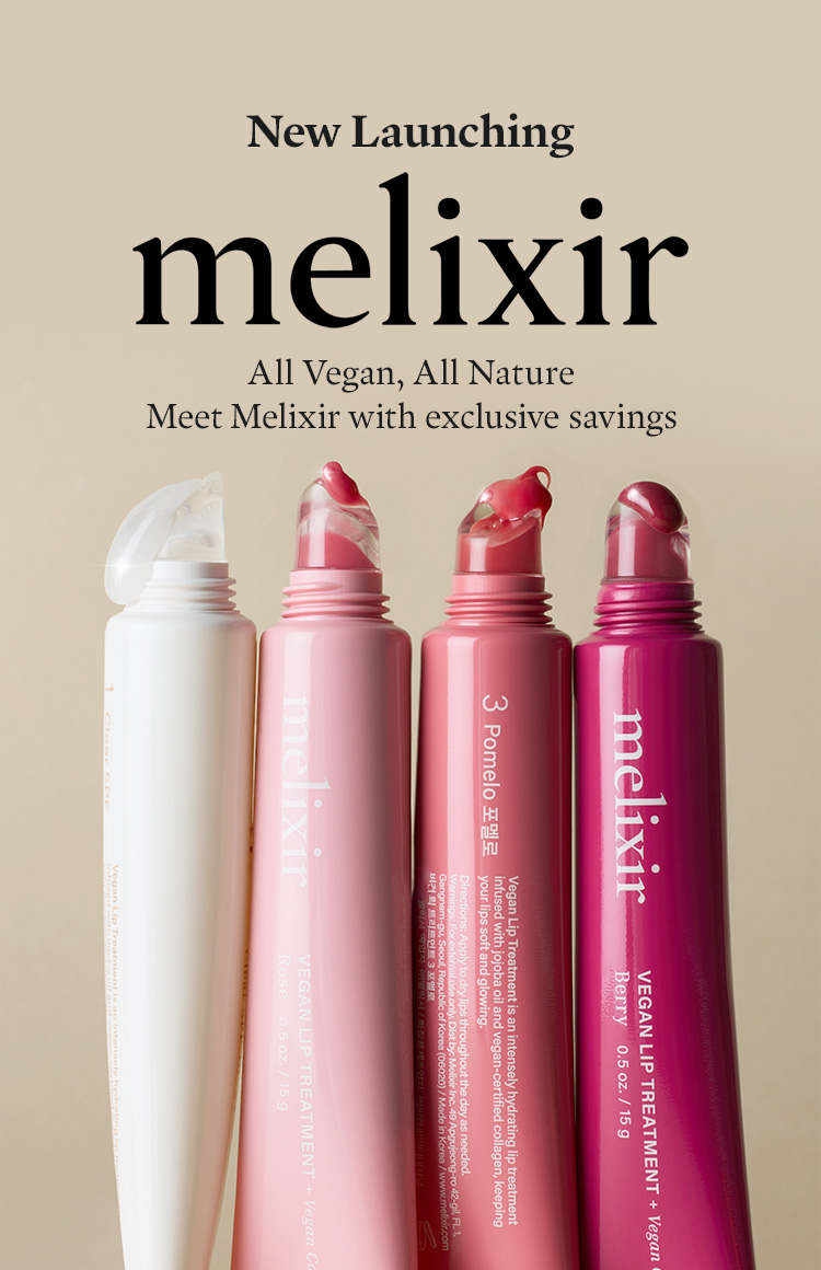 New Launching Melixir All Vegan, All Nature Meet Melixir with exclusive savings