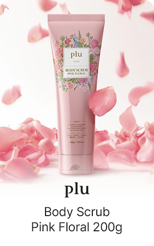 plu: Body Scrub Pink Floral 200g