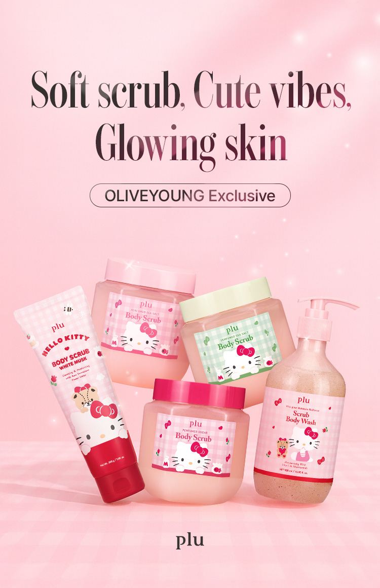 Soft scrub. Cute vibes. Glowing skin OLIVEYOUNG Exclusive
