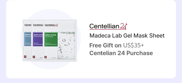 Centellian24 Madeca Lab Gel Mask Sheet Free Gift on US$35+ Centellian 24 Purchase