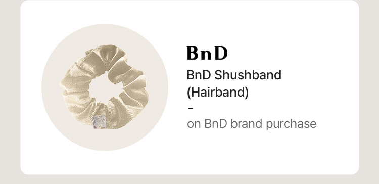 BnD Shushband (Hairband) – on BnD brand purchase