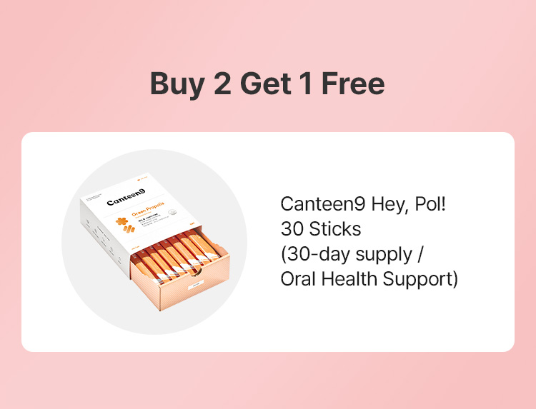Buy 2 Get 1 Free / Canteen9: Hey, Pol! 30 Sticks (30-day supply / Oral Health Support)