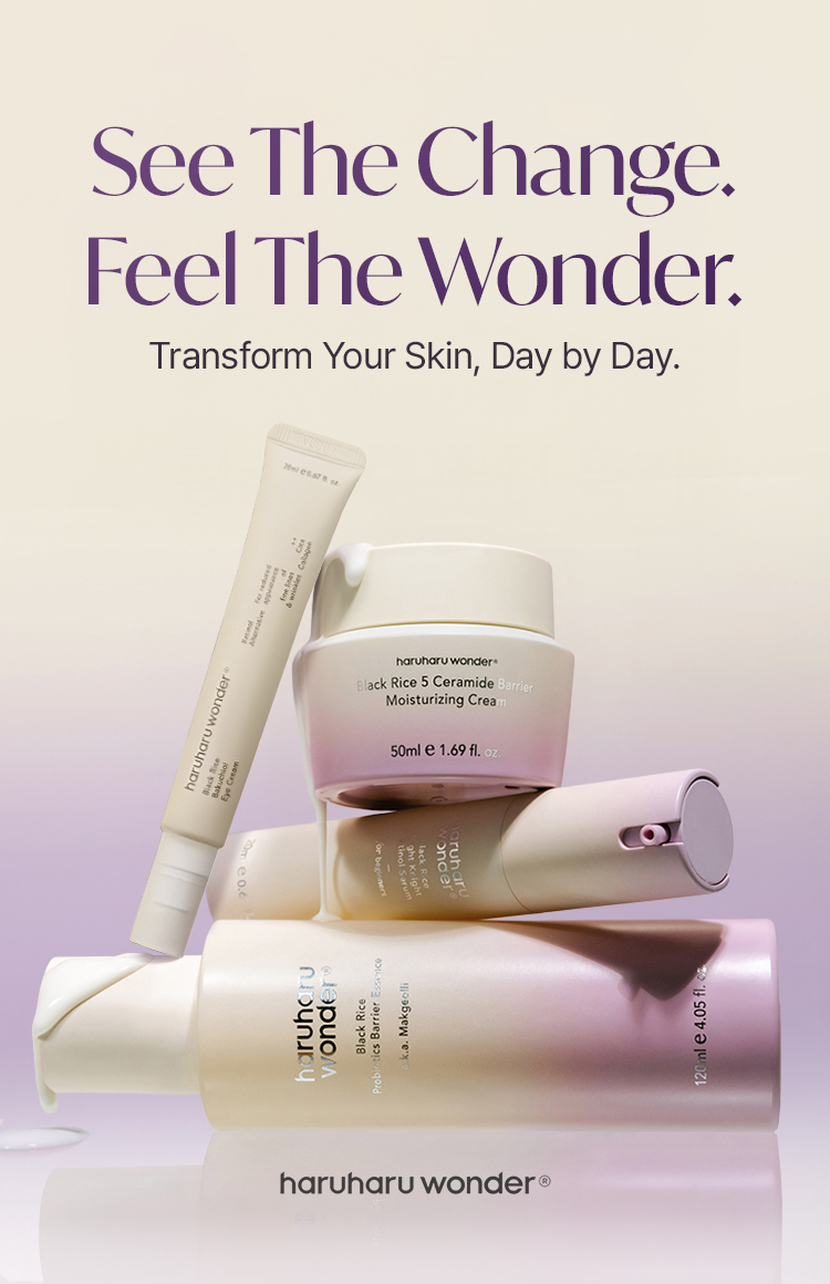 See The Change. Feel The Wonder. Transform Your Skin, Day by Day. haruharuwonder