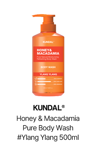 Kundal Honey & Macadamia Pure Body Wash #Ylang Ylang 500ml