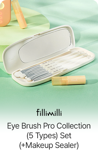 fillimilli: Eye Brush Pro Collection (5 Types) Set (+Makeup Sealer)