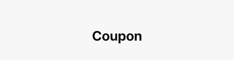 Coupon