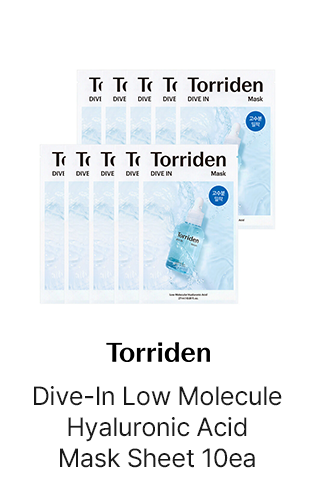 Torriden: Dive-In Low Molecule Hyaluronic Acid Mask Sheet 10ea