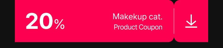 20% Makeup cat. Product Coupon