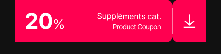 20% Supplements cat. Product Coupon