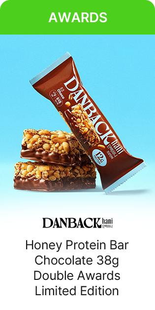 AWARDS DANBACK hani Honey Protein Bar Chocolate 38g Double Awards Limited Edition