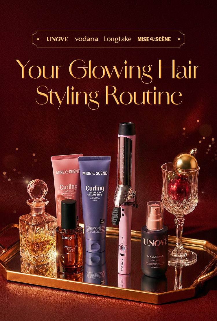 Your Glowing Hair Styling Routine