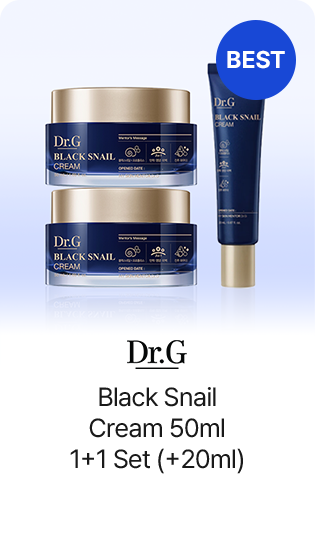 Dr.G Black Snail Cream 50ml 1+1 Set (+20ml)