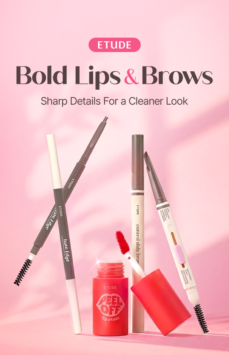 ETUDE Bold Lips & Brows Sharp Details For a Cleaner Look