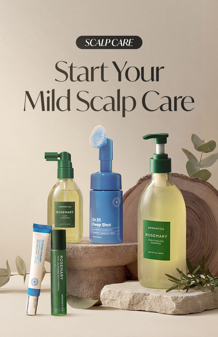 Soft care for a healthy scalp routine