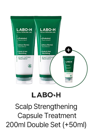 LABO-H Scalp Strengthening Capsule Treatment 200mL Double Set (+50mL)