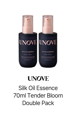 UNOVE Silk Oil Essence 70mL Tender Bloom Double Pack
