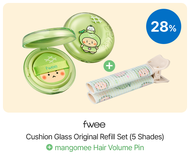 fwee Cushion Glass Original Refill Set (5 Shades)