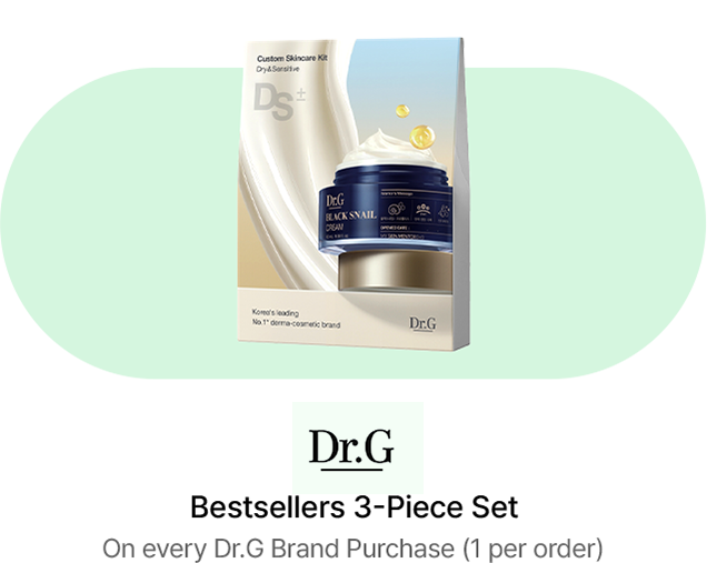 Dr.G Bestsellers 3-Piece Set / On every Dr.G Brand Purchase (1 per order)