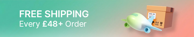 FREE SHIPPING Every £48+ Order