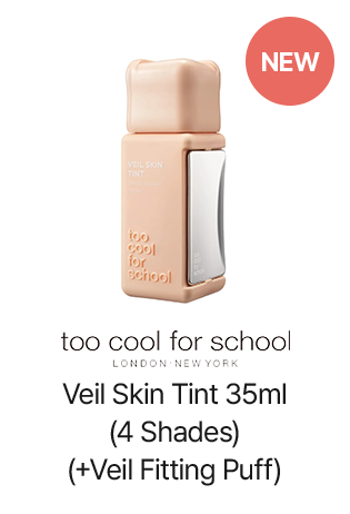 too cool for school Veil Skin Tint 35ml (4 Shades) (+Veil Fitting Puff)