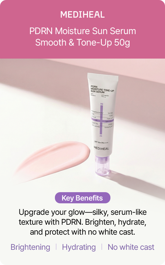 MEDIHEAL PDRN Moisture Sun Serum Smooth & Tone-Up 50g