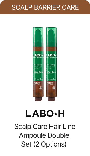 LABO-H Scalp Care Hair Line Ampoule Double Set (2 Options)