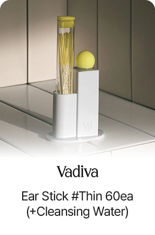 Ear Stick #Thin 60ea (+Cleansing Water)
