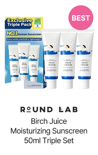 [TRIPLE] ROUND LAB Birch Juice Moisturizing Sunscreen 50ml Triple Set