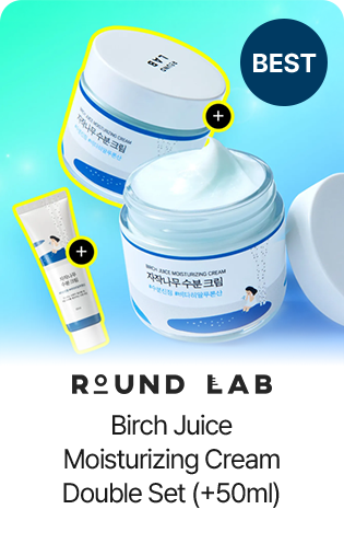 ROUND LAB Birch Juice Moisturizing Cream Double Set (+50ml)