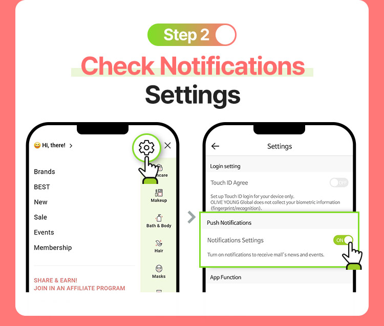 Check Notifications Settings