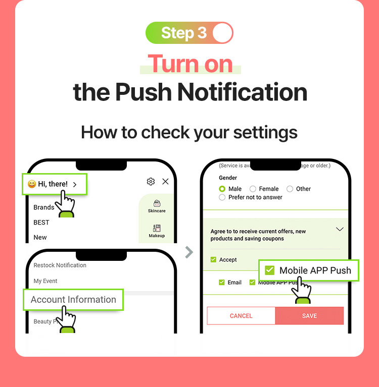 How to check your settings