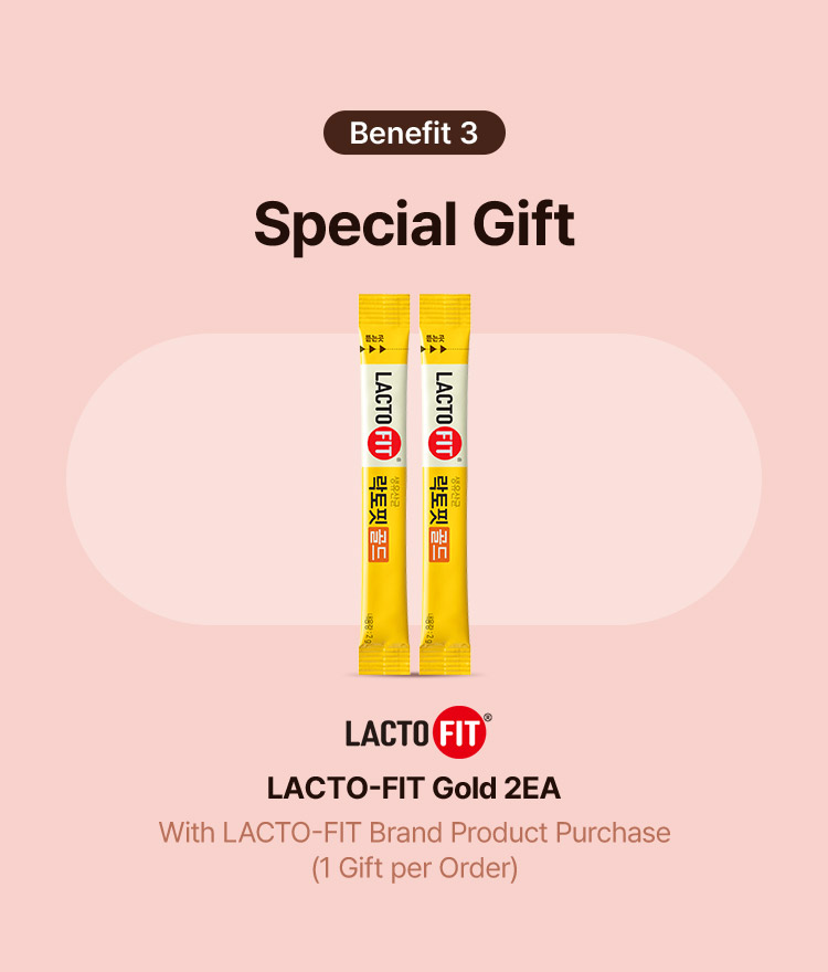 LACTO-FIT Gold 2EA / With LACTO-FIT Brand Product Purchase (1 Gift per Order)