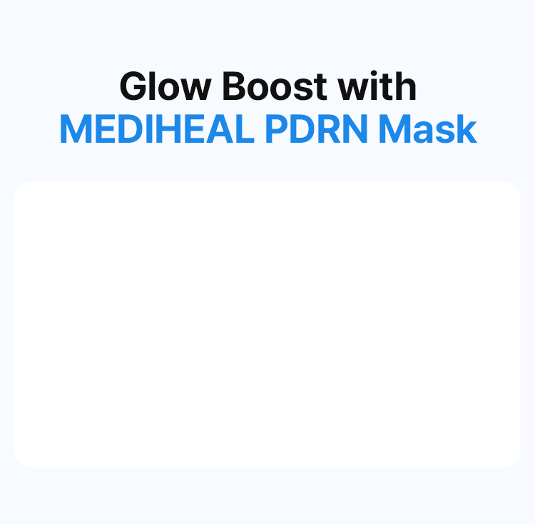 Glow Boost with MEDIHEAL PDRN Mask