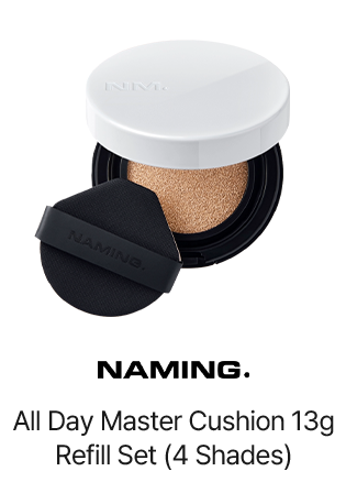 NAMING. All Day Master Cushion 13g Refill Set (4 Shades)