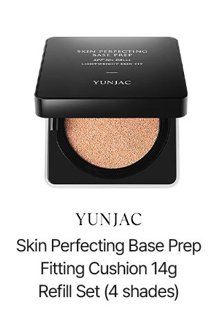 YUNJAC Skin Perfecting Base Prep Fitting Cushion 14g Refill Set (4 shades)