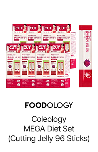 FOODOLOGY Coleology MEGA Diet Set (Cutting Jelly 96 Sticks)