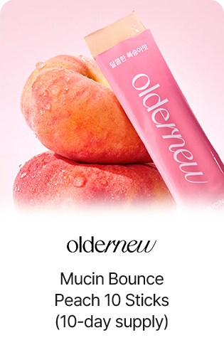 oldernew Mucin Bounce Peach 10 Sticks (10-day supply)