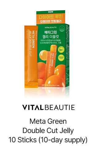 VITAL BEAUTIE Meta Green Double Cut Jelly 10 Sticks (10-day supply)