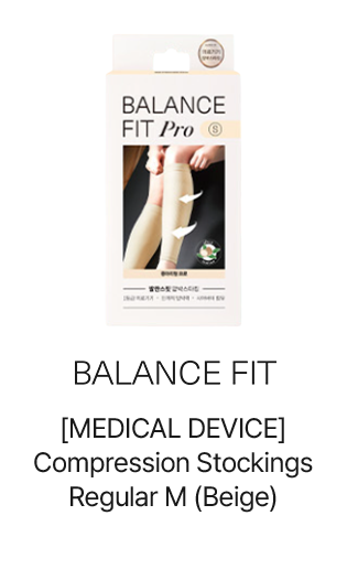 [MEDICAL DEVICE] Balance Fit Compression Stockings Regular M (Beige)