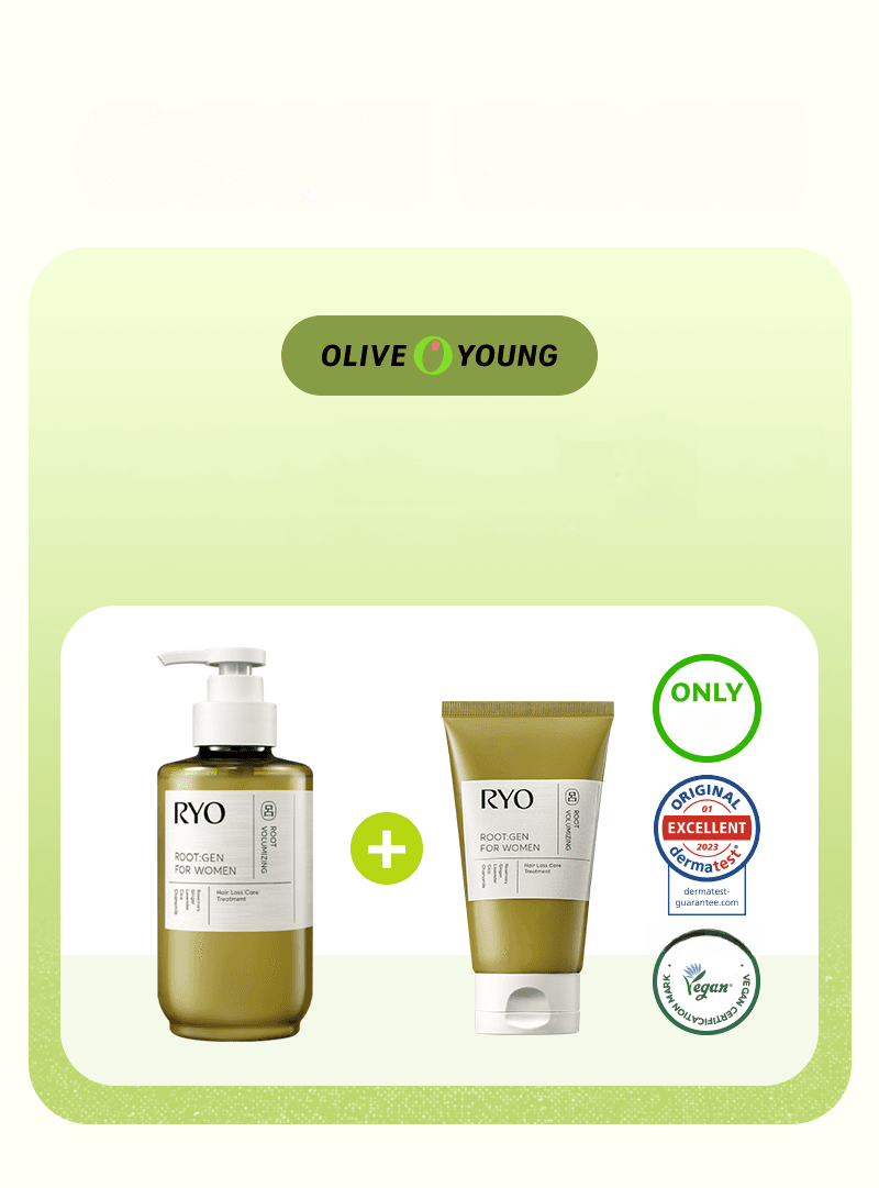 Ryo Root:Gen Scalp Care Treatment for women 353mL Special Set (+