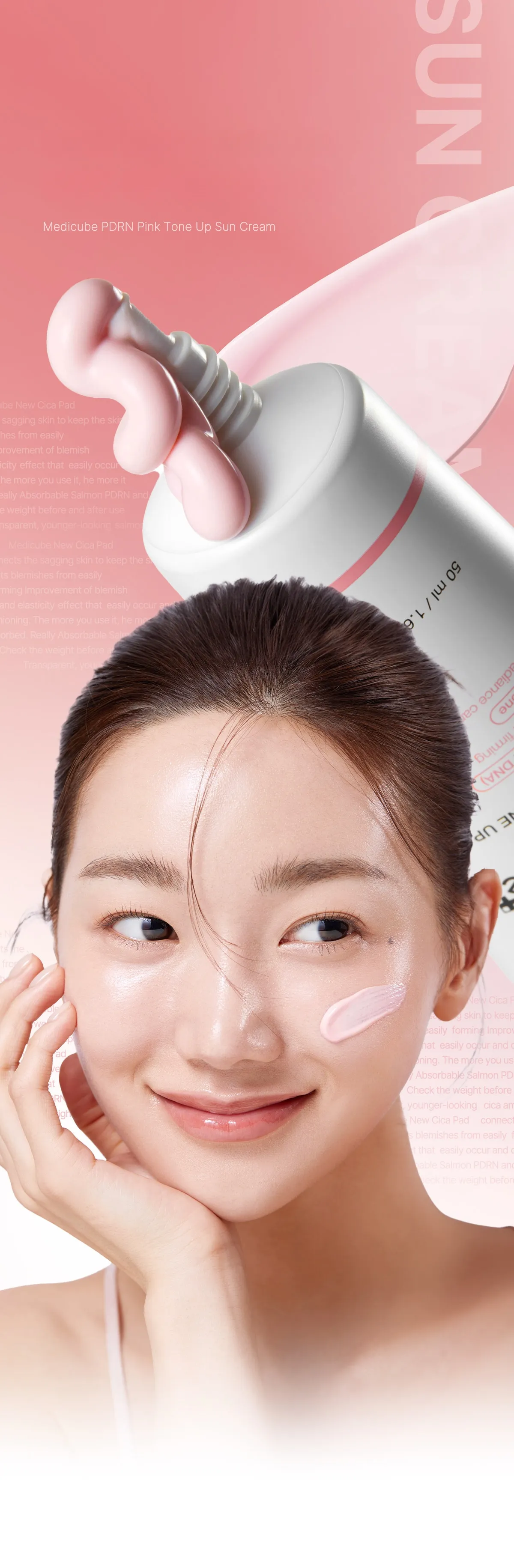 medicube PDRN Pink Tone Up Sun Cream 50ml